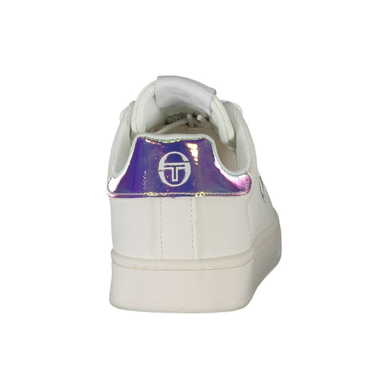 Iridescent Detail Embroidered Sneakers Sergio Tacchini