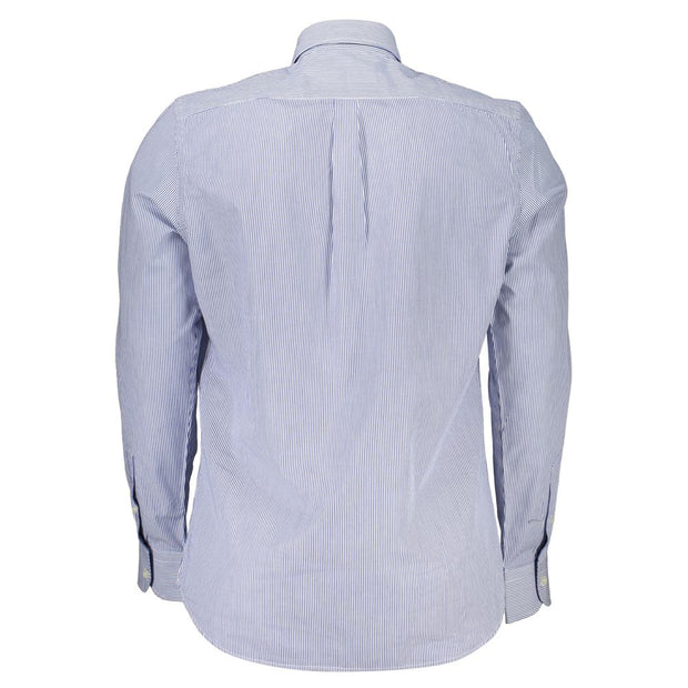 Elegant Striped Long Sleeve Button-Down Shirt Harmont & Blaine