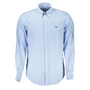 Elegant Striped Button-Down Cotton Shirt Harmont & Blaine