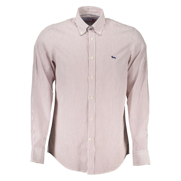 Dapper Striped Button-Down Cotton Shirt Harmont & Blaine