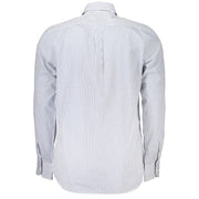 Elegant Striped Button-Down Cotton Shirt Harmont & Blaine