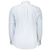 Elegant Striped Button-Down Cotton Shirt Harmont & Blaine