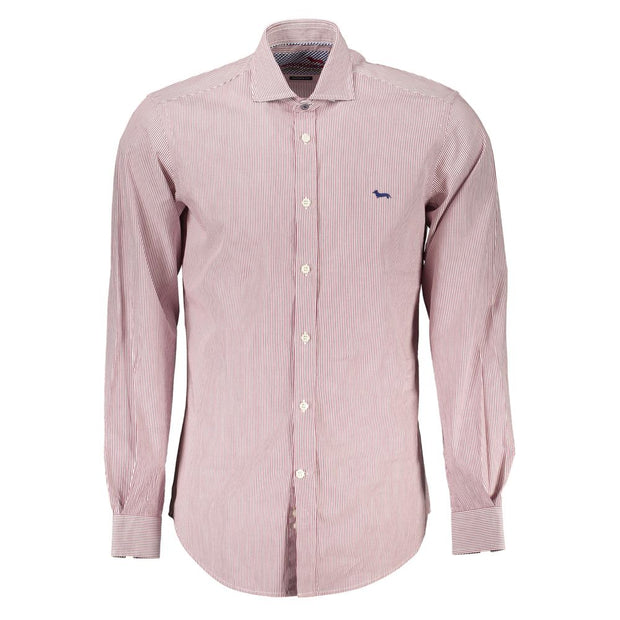 Chic Pink Narrow-Fit Organic Cotton Shirt Harmont & Blaine