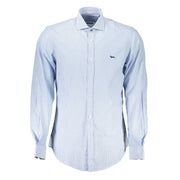 Chic Light Blue Organic Cotton Shirt Harmont & Blaine