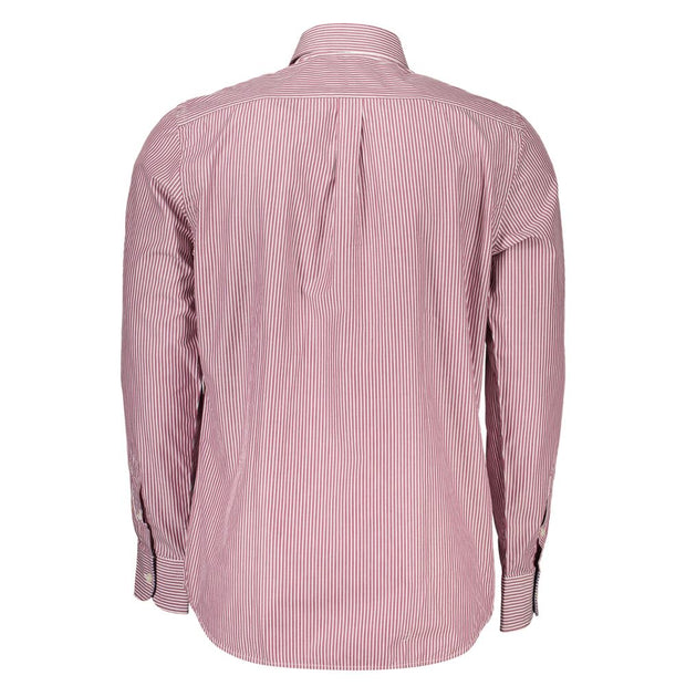 Elegant Pink Narrow Fit Long Sleeve Shirt Harmont & Blaine