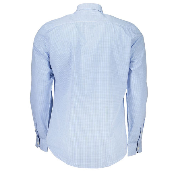 Elegant Light Blue Narrow Fit Shirt Harmont & Blaine