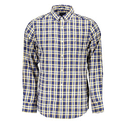 Elegant Blue Cotton Button-Down Shirt Gant