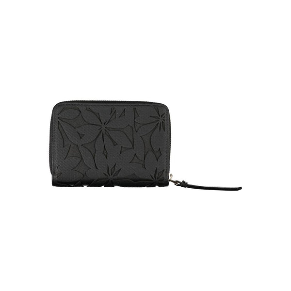 Chic Black Wallet with Elegant Detailing Desigual