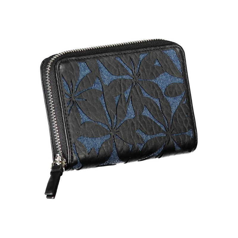 Elegant Two-Compartment Zip Wallet Desigual