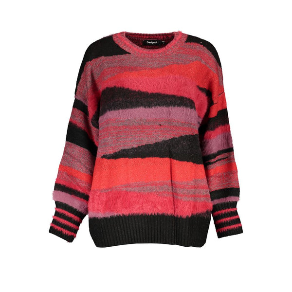 Chic Turtleneck Sweater with Contrast Details Desigual