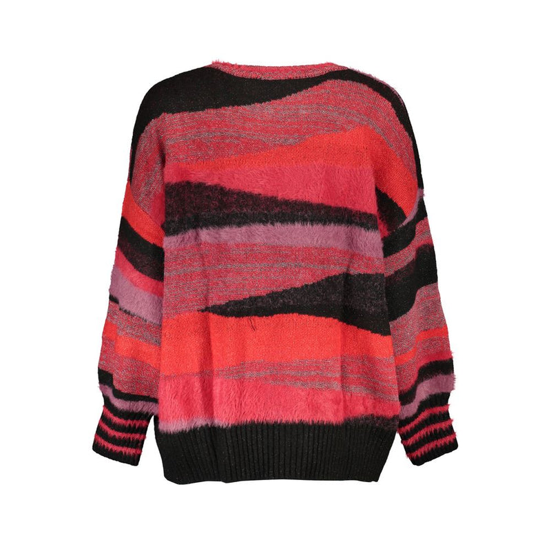 Chic Turtleneck Sweater with Contrast Details Desigual