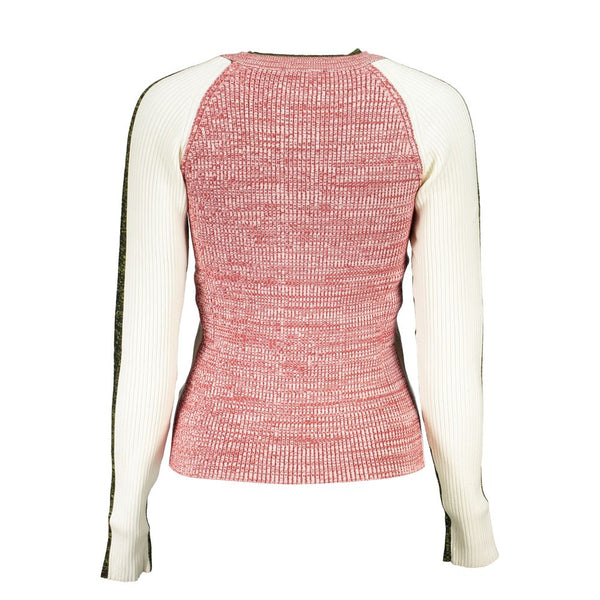 Chic Contrasting Crew Neck Sweater Desigual