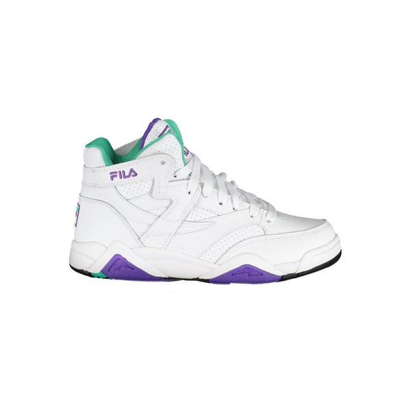 Chic White Laced Sports Sneakers with Contrast Accents Fila