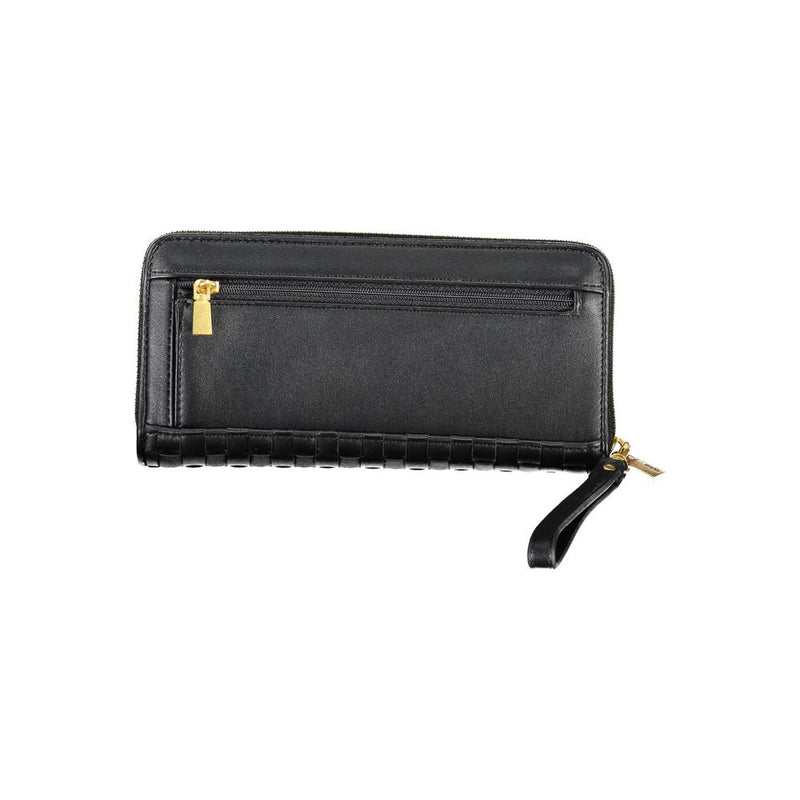 Elegant Black Multi-Compartment Wallet Guess Jeans