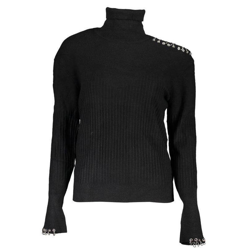 Chic Contrast Turtleneck Sweater Patrizia Pepe