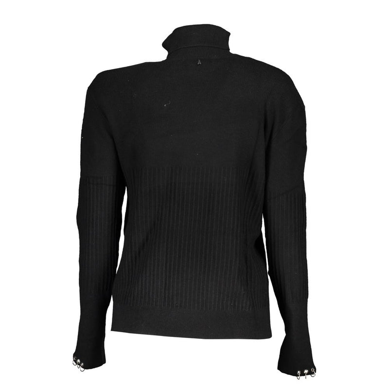 Chic Contrast Turtleneck Sweater Patrizia Pepe