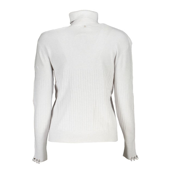 Chic Turtleneck Sweater with Contrast Details Patrizia Pepe