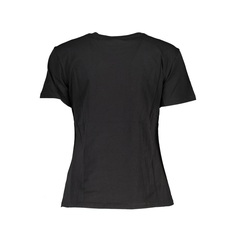 Chic Contrast Crew Neck Cotton Tee Patrizia Pepe