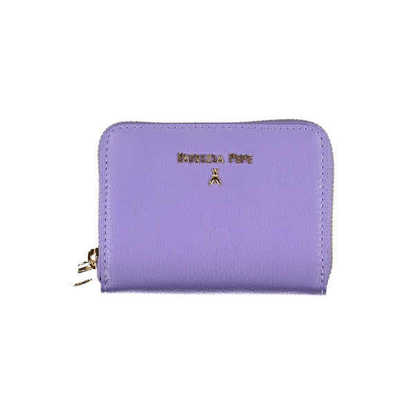 Elegant Purple Polyethylene Wallet Patrizia Pepe