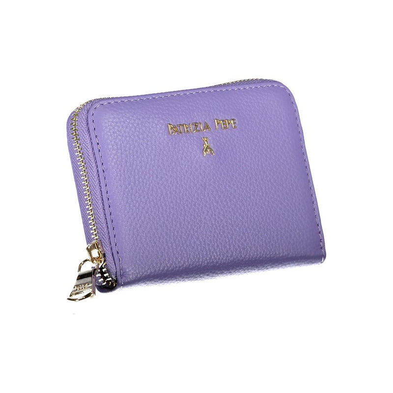 Elegant Purple Polyethylene Wallet Patrizia Pepe