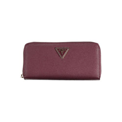 Elegant Purple Polyethylene Wallet Guess Jeans