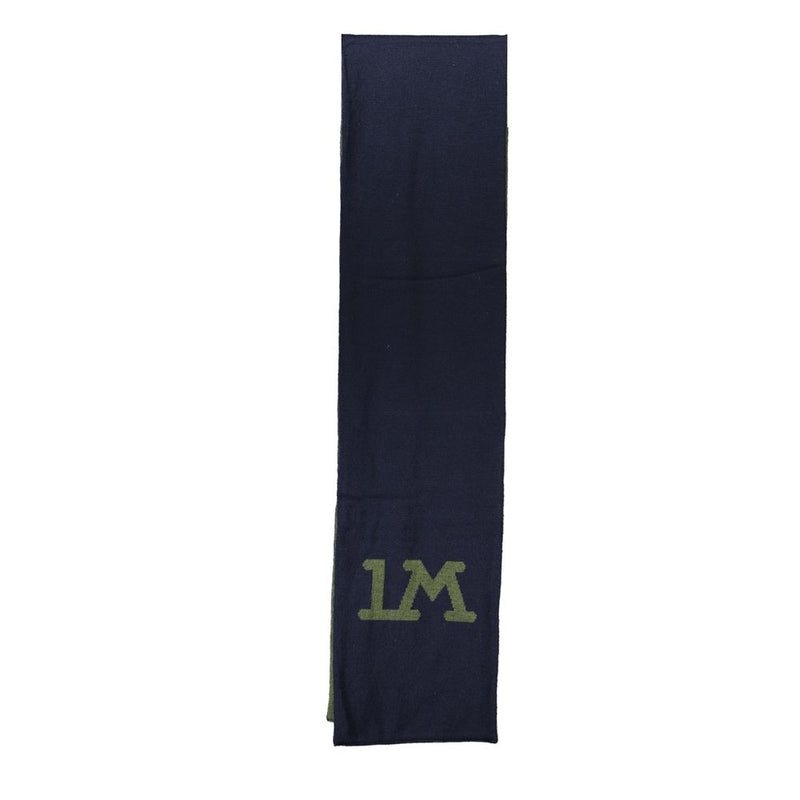 Elegant Green Contrast Detail Scarf La Martina