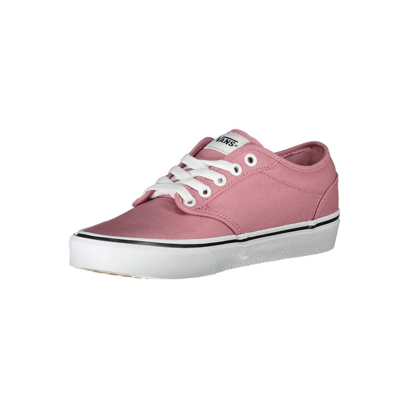 Chic Pink Sneakers with Contrast Laces Vans