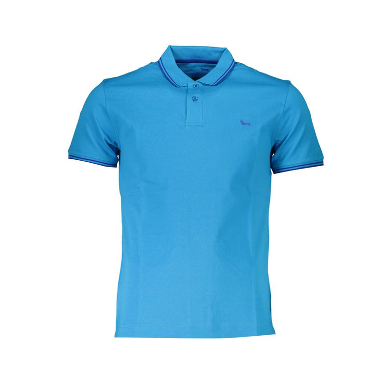 Chic Light Blue Cotton Polo Harmont & Blaine