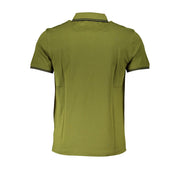 Sharp Green Contrast Polo Shirt Harmont & Blaine