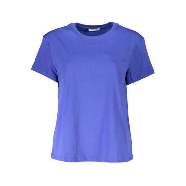 Chic Crew Neck Logo Tee in Organic Cotton Patrizia Pepe