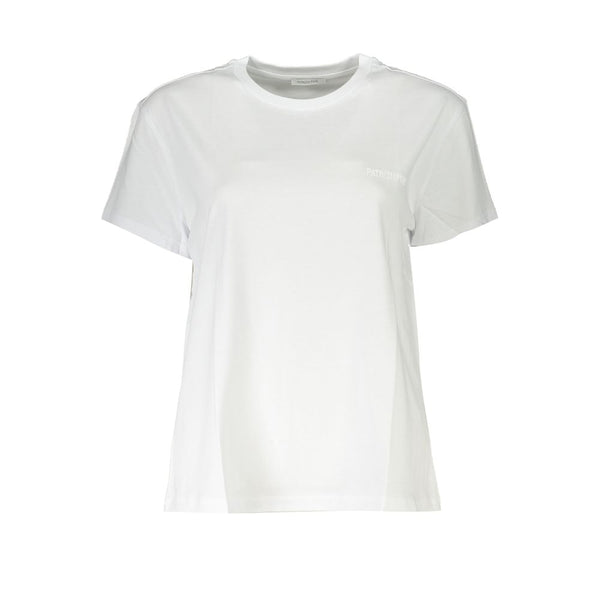 Chic Organic Cotton Crew Neck Tee Patrizia Pepe