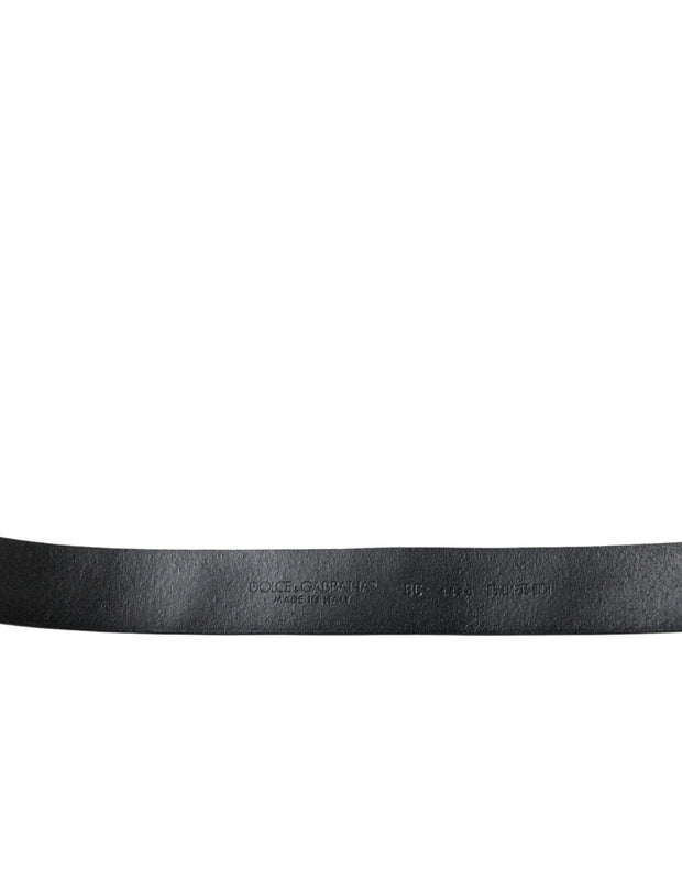 Engraved Logo Leather Waist Belt Dolce & Gabbana