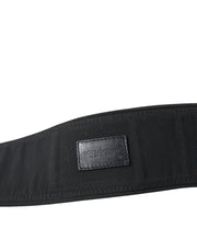 Elegant Suede Waist Belt in Timeless Black Dolce & Gabbana