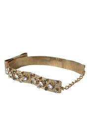 Gold-Tone Crystal Embellished Waist Belt Dolce & Gabbana