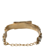 Gold-Tone Crystal Embellished Waist Belt Dolce & Gabbana