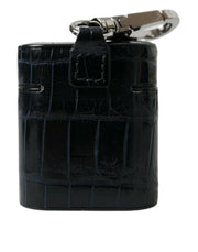 Chic Crocodile Leather Airpods Case Dolce & Gabbana