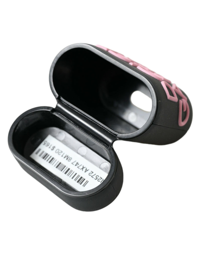 Elegant Dual-Tone Leather Airpods Case Dolce & Gabbana