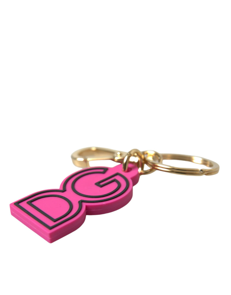 Chic Gold and Pink Keychain Elegance Dolce & Gabbana