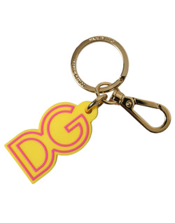 Chic Yellow Gold Keychain Charm Dolce & Gabbana