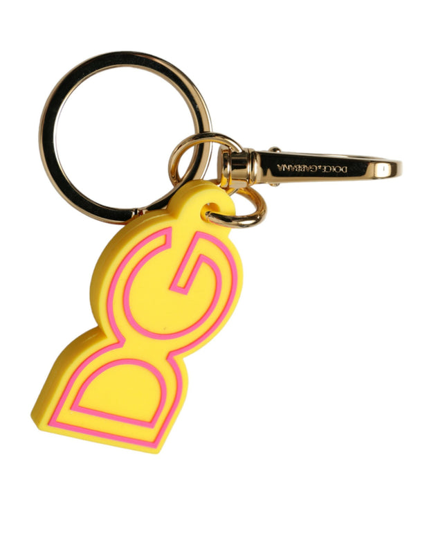 Chic Yellow Gold Keychain Charm Dolce & Gabbana