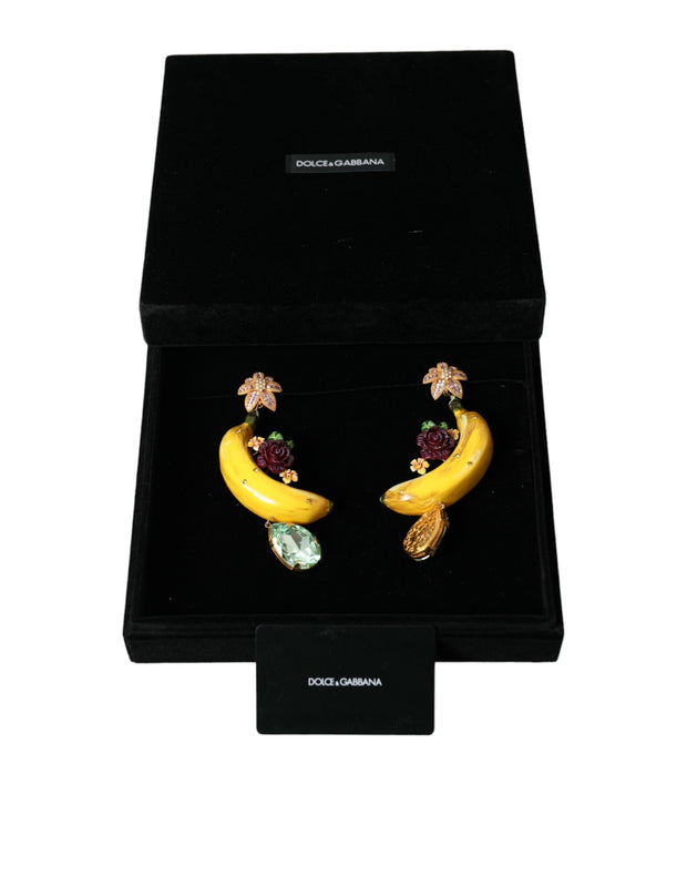 Chic Clip-on Banana Dangle Earrings Dolce & Gabbana