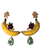 Chic Clip-on Banana Dangle Earrings Dolce & Gabbana