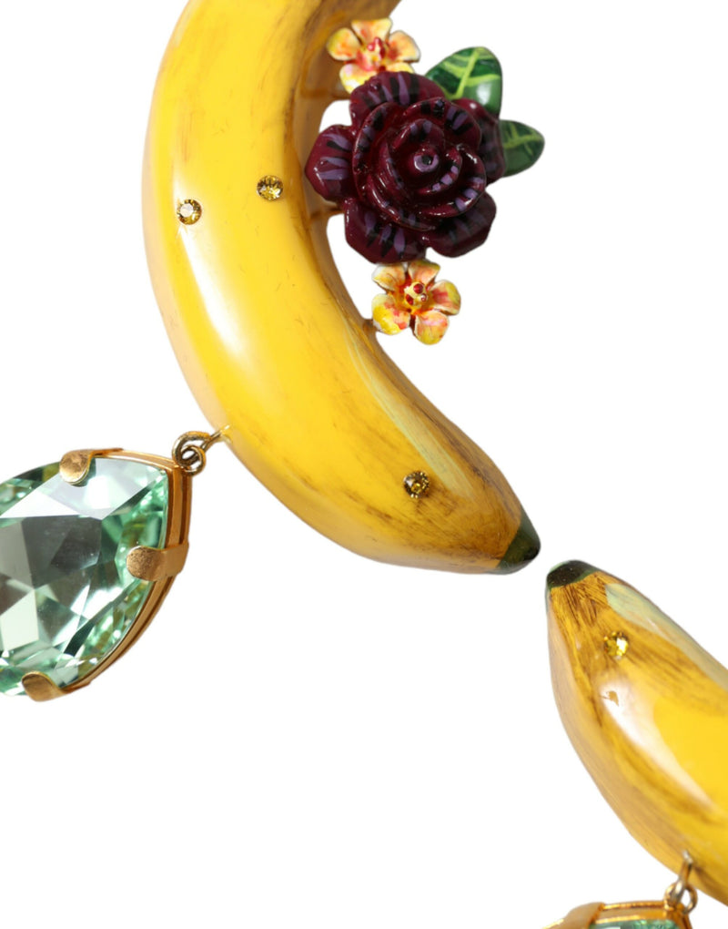 Chic Clip-on Banana Dangle Earrings Dolce & Gabbana