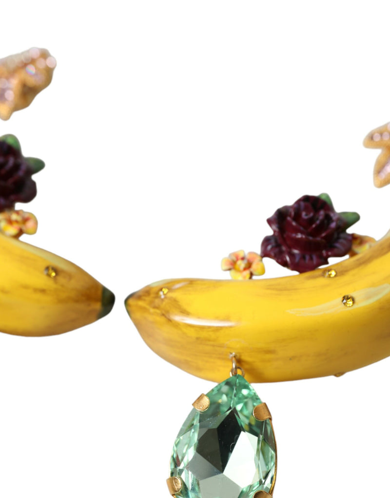 Chic Clip-on Banana Dangle Earrings Dolce & Gabbana