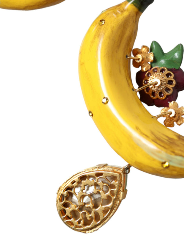 Chic Clip-on Banana Dangle Earrings Dolce & Gabbana