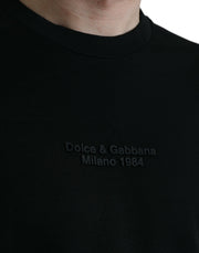 Elegant Leopard Print Crew Neck Tee Dolce & Gabbana