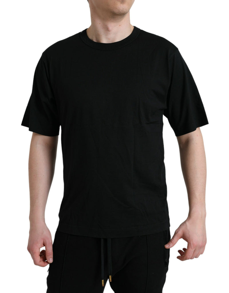 Elegant Embossed Logo Cotton Tee Dolce & Gabbana