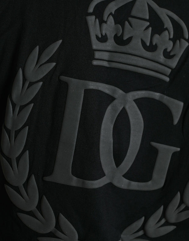 Elegant Embossed Logo Cotton Tee Dolce & Gabbana