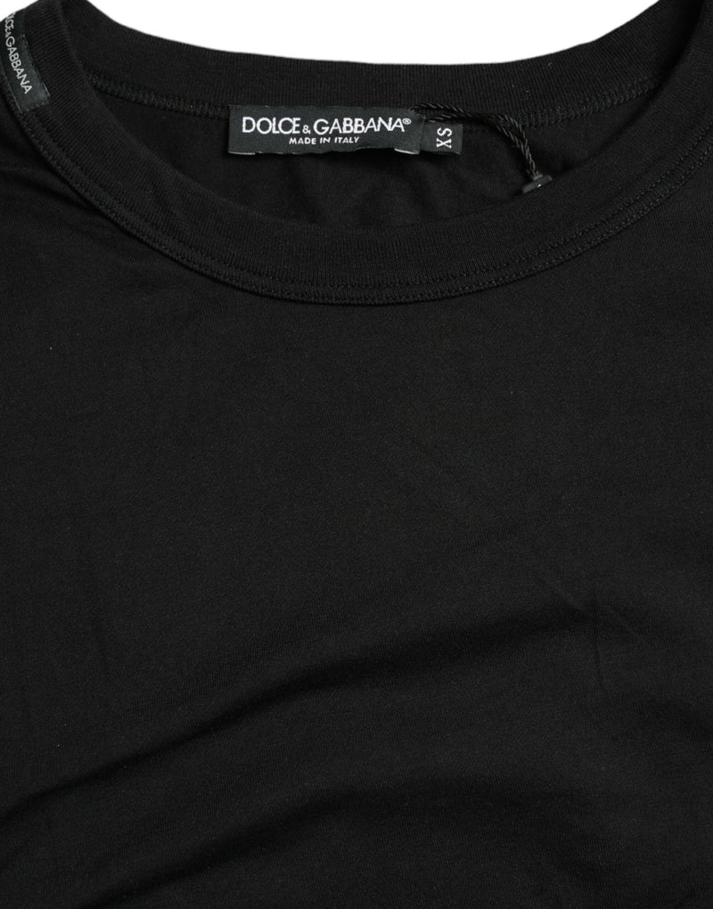 Elegant Embossed Logo Cotton Tee Dolce & Gabbana