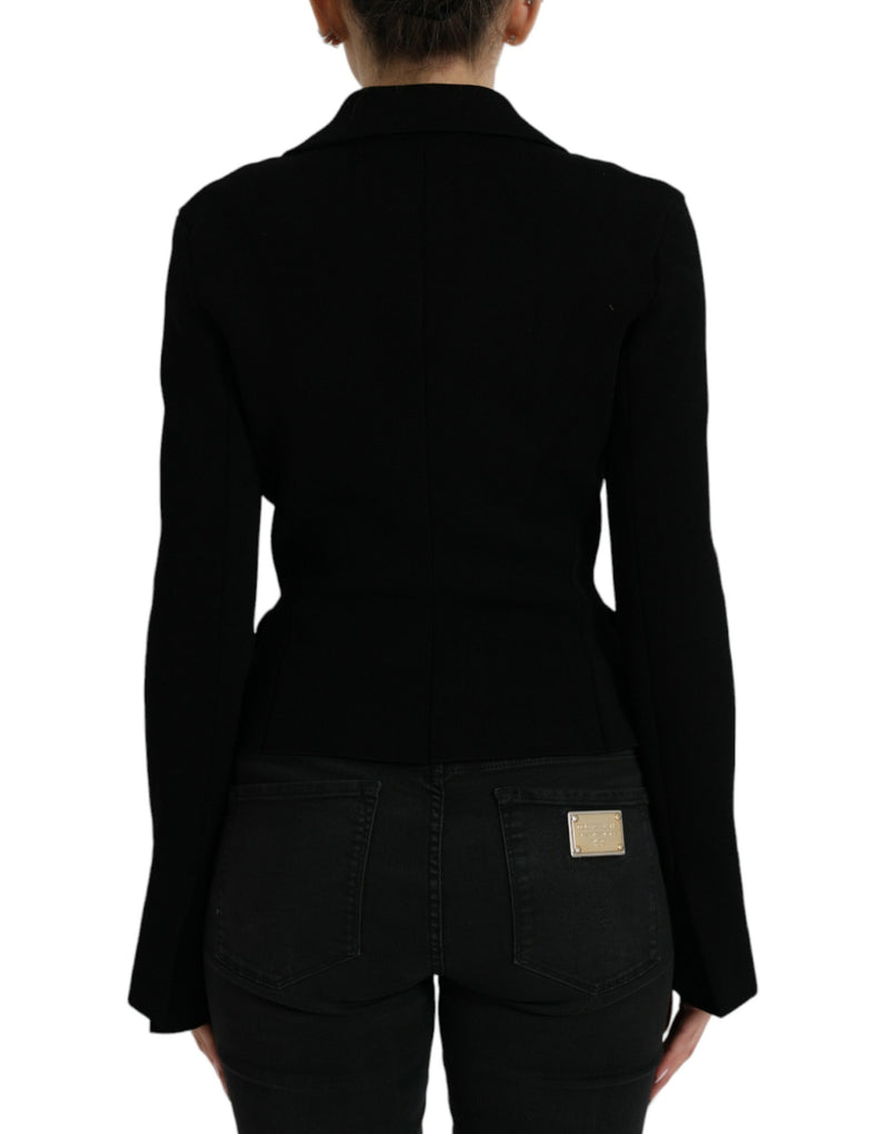 Elegant Black Designer Blazer for Women Dolce & Gabbana